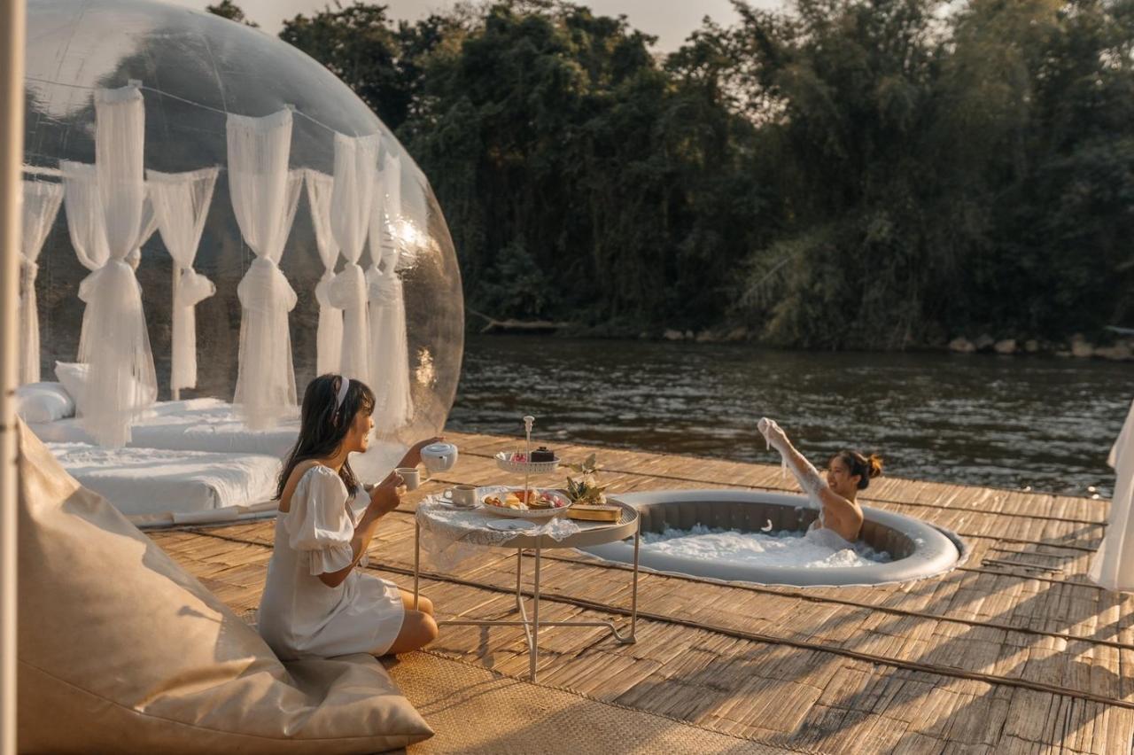 The Three Bubble Houses Ban Huai Maenam Noi Exterior foto