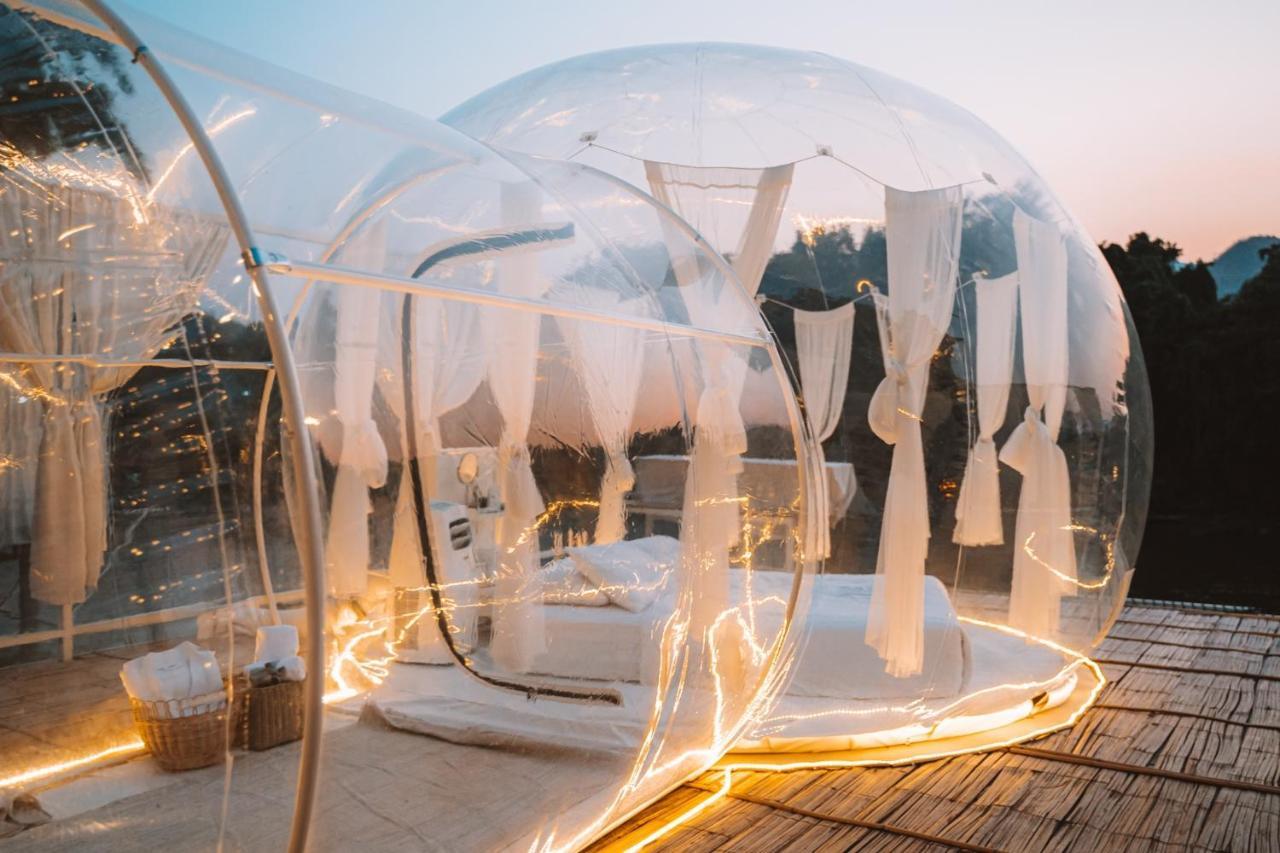 The Three Bubble Houses Ban Huai Maenam Noi Exterior foto