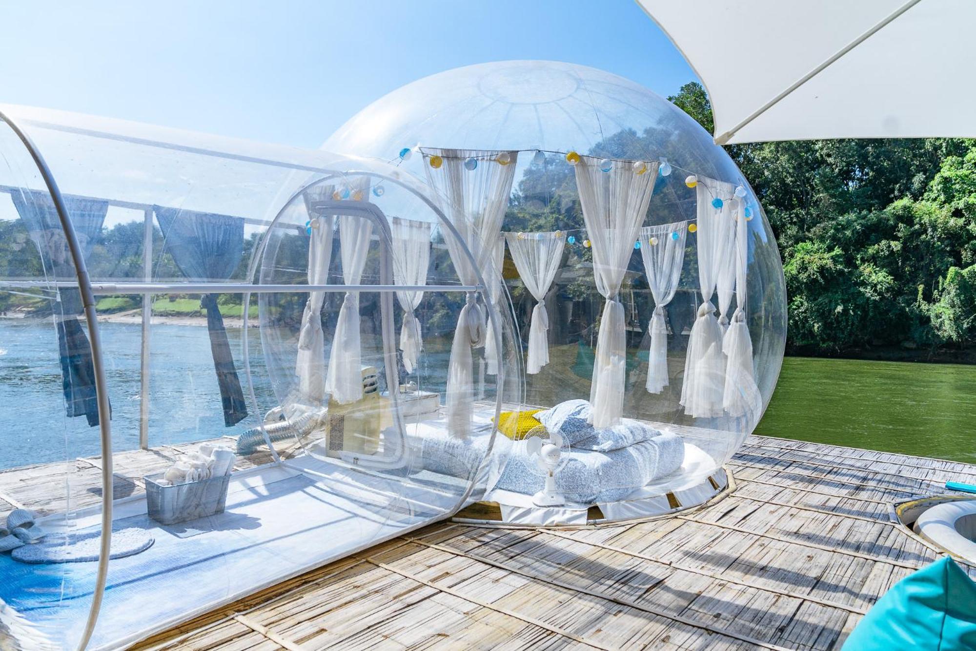 The Three Bubble Houses Ban Huai Maenam Noi Exterior foto