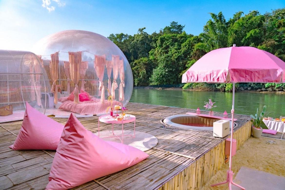 The Three Bubble Houses Ban Huai Maenam Noi Exterior foto
