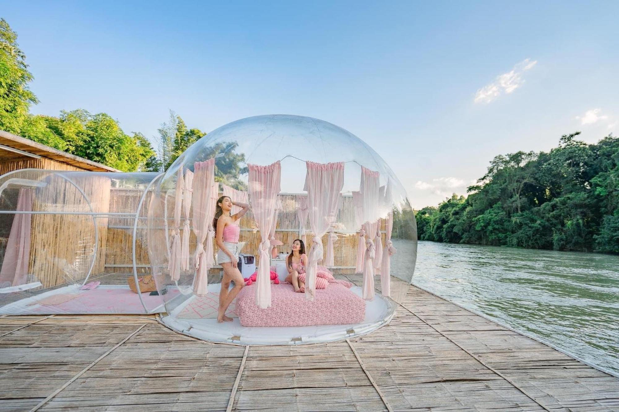 The Three Bubble Houses Ban Huai Maenam Noi Exterior foto